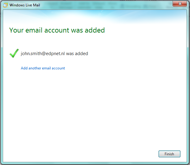 Hoe stel ik Windows Live Mail in voor mijn edpnet e-mailadres