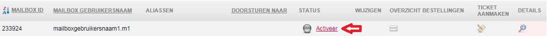 Hoe activeer ik een nieuwe mailbox en een nieuw e-mailadres