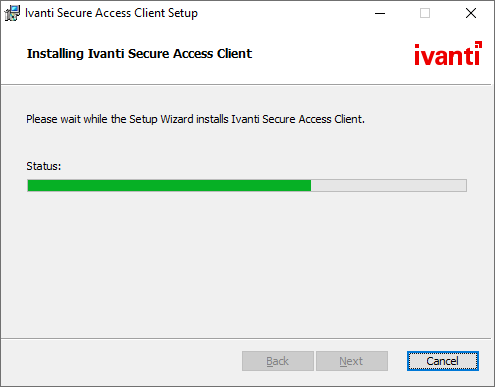 Installatie van de Ivanti Secure Access Client